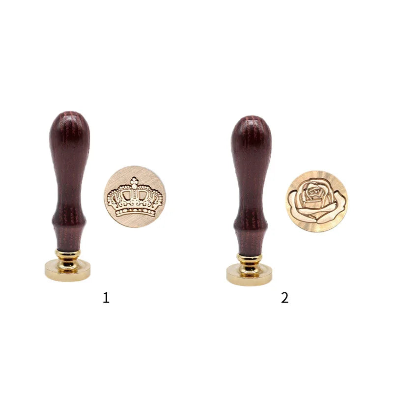Personal Logal Wooden Handle Wax Seal Stamp for Romantic Invitation or Letter Customized Design