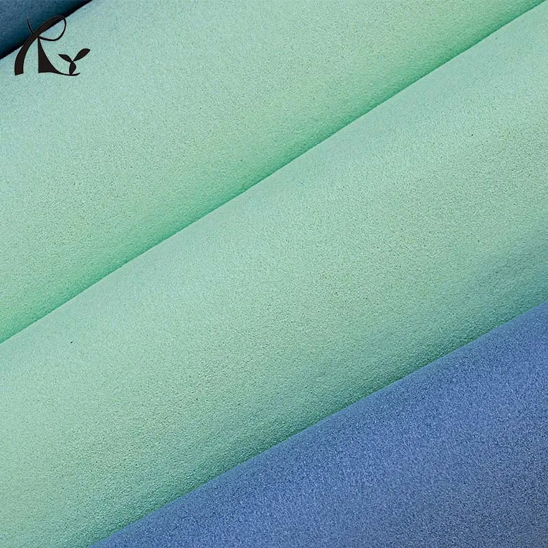 0.8mm Thick Double-Sided Faux Suede Microfiber Synthetic Leather for Bags Furniture Clothing Luggage Leather Rope Same Color