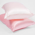 Satin Silk Zippered Pillow Cases Anti-Wrinkle Luxury Silky Standard Queen Size Pillowcases for Hair and Skin
