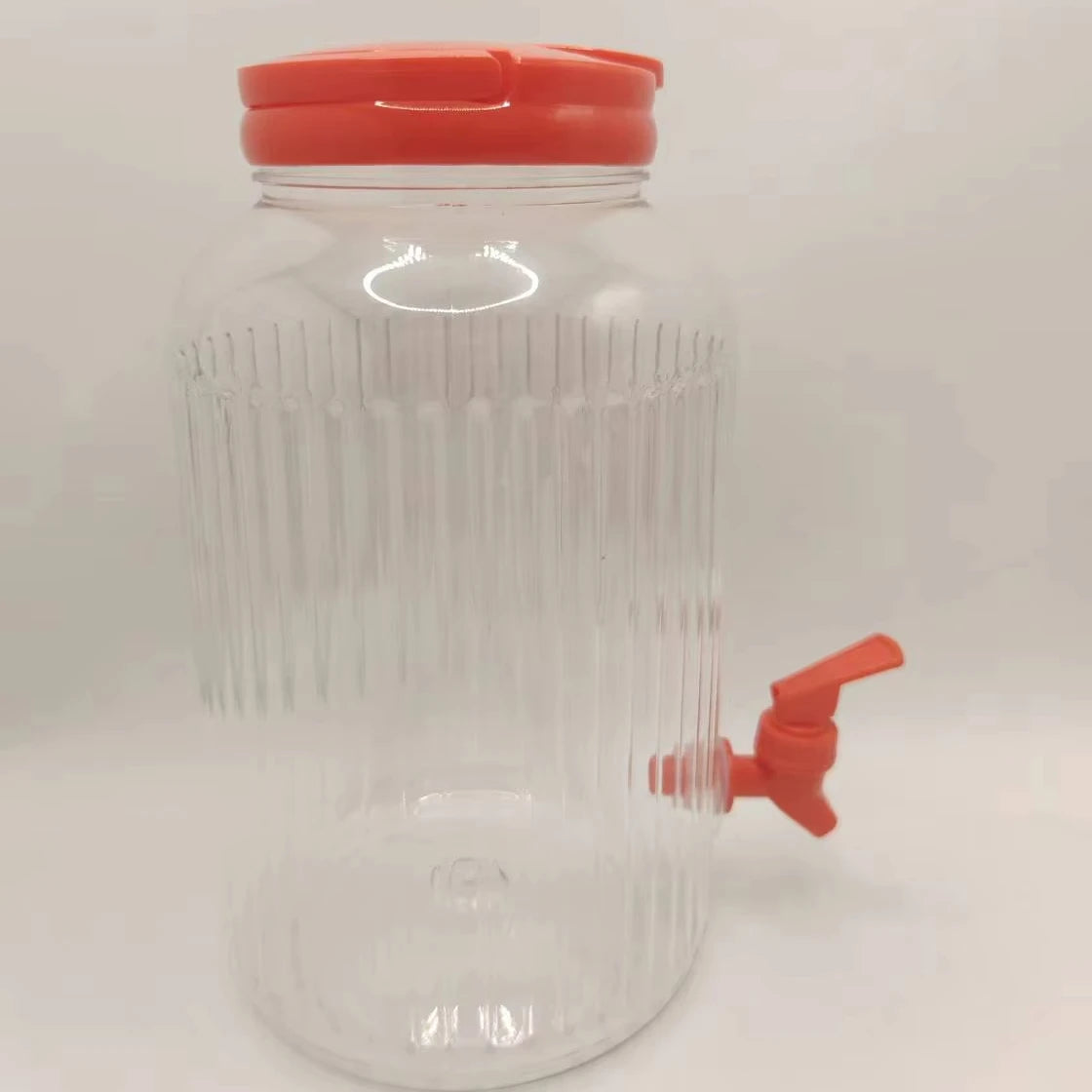 Portable Eco-Friendly Plastic Beverage Dispenser with Spigot Vehicle-Powered for Outdoor Use Summer Parties Lemonade Compatible