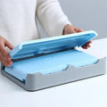 Factory Supply Household Colorful Rectangle Folding Storage Box Book Toy Storage Box Plastic Organizer with Lid
