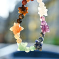 Healing Crystal Merkaba Star Beads Bracelet 8mm Seven Chakra Stone Bead Yoga Bracelet Perfect Gift for Her on Anniversaries