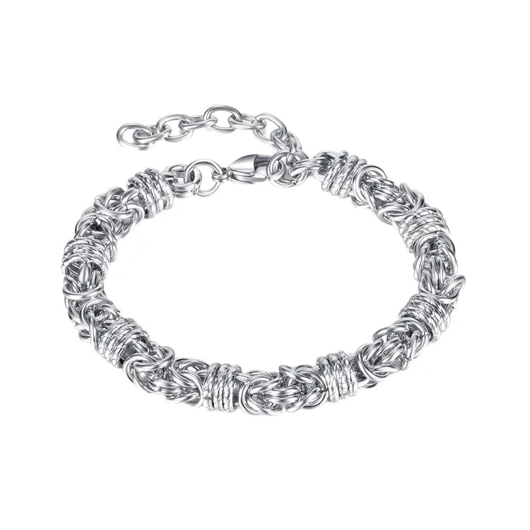 Fenyi Wholesale  Fashionable Classic  Casual Simple Domineering Hip-hop Cuban Chain Men Stainless Steel Bracelet