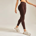 FLW Women's High Waist Scrunch Butt Gym Fitness Yoga Leggings Seamless Elastic Waist Closure Workout Pants Printed Spandex/Nylon