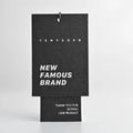 Custom Eco-Friendly Recycled Paper Hang Tags Hot Swing Business Card with Logo for Clothing Shoes Bags