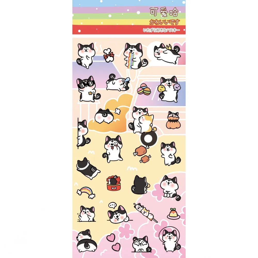 Children's Stickers Reusable Stickers Puzzle Games DIY Cartoon Animal Stickers Learning Educational Toys Children's Gifts