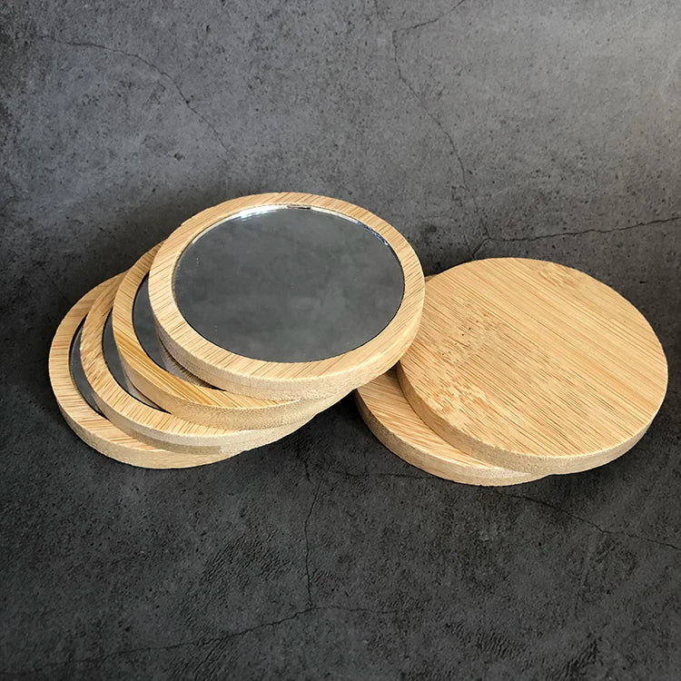 Mini Makeup Compact Pocket Mirror Portable Custom Logo Make up Mirror Women Cosmetic Mirrors for Gift