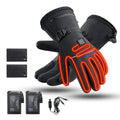 Waterproof Windproof USB Rechargeable Electric Heated GlovesTouchscreen Thermal Motorcycle Gloves Heated for Motorbike Skiing