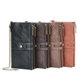 Wholesale Price Fashion Business Multi-card PU Leather Zipper Wallet Men's Short Wallet
