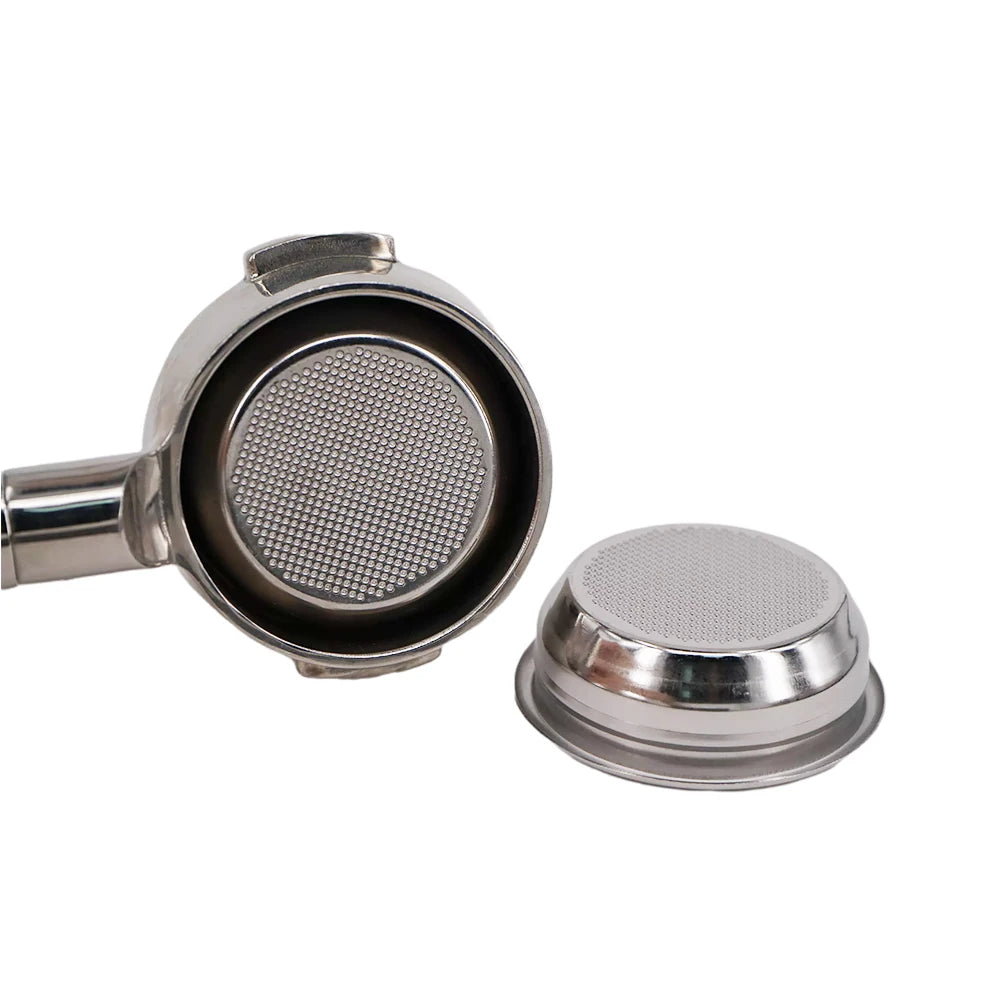 1PCS Customized Stainless Steel Portafilter Filter Bowl 2 Cup Porous Filter Basket Coffee Portafilter Filter for 58mm Handle