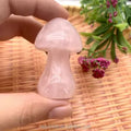 Wholesale Crystal Carved Mushrooms Reiki Healing Small Crystal Mushroom for Decoration
