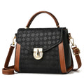 Hight Quality White Pu Luxury Korean New Latast Fashion Black Mini Pearl Chain Hand Bag