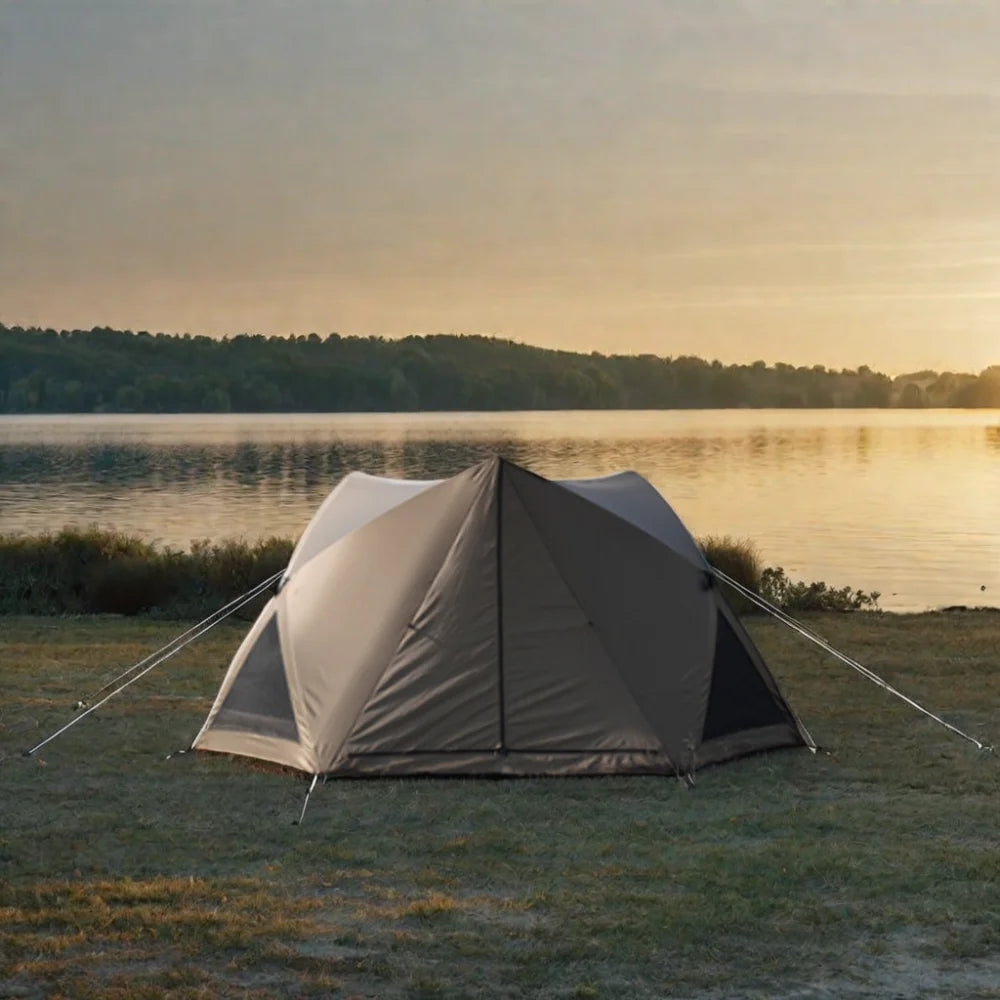 Single-Layer Outdoor Portable Folding Automatic Tent Beach Park Children's Camping Sunshade Oxford Fabric Rainproof for Hiking
