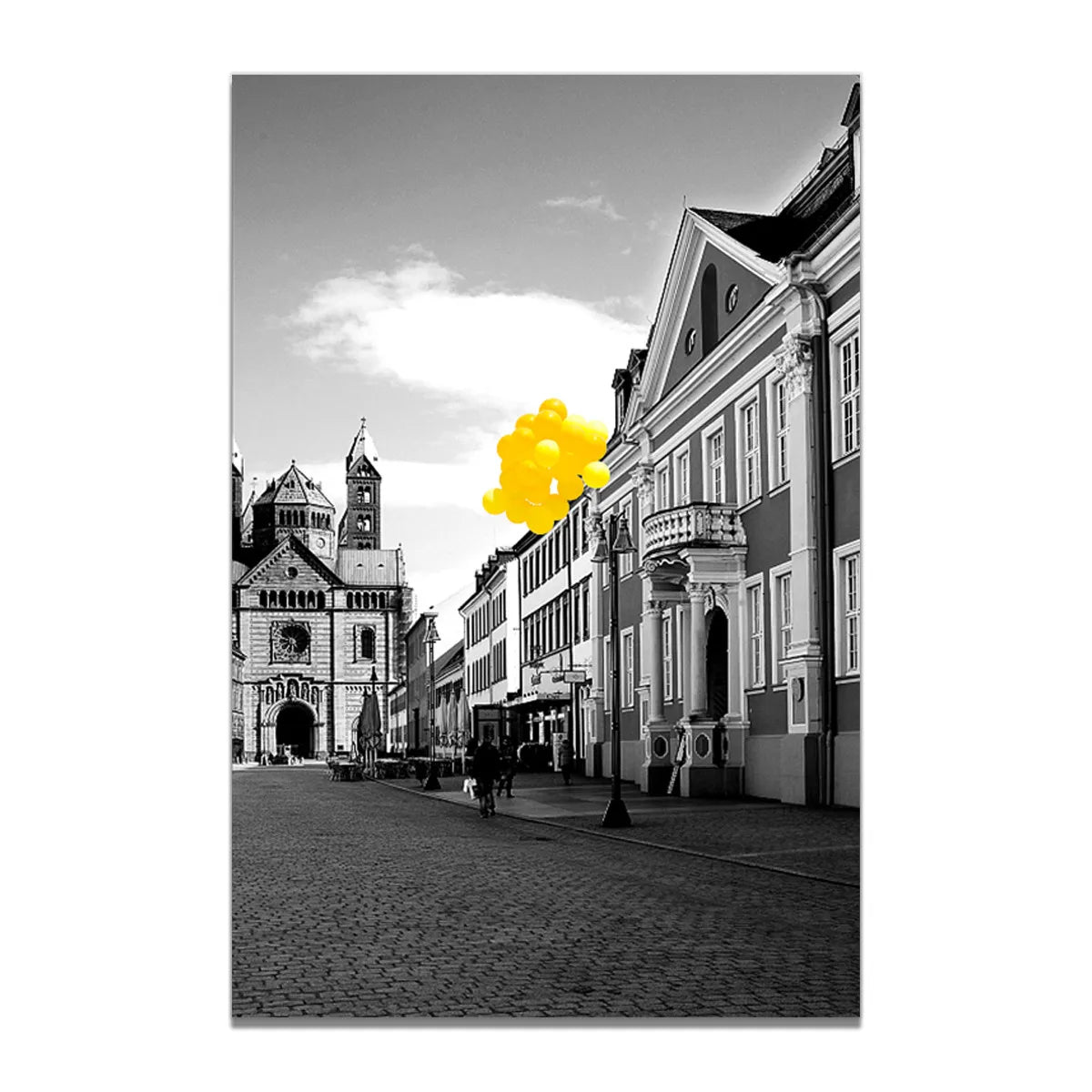 Modern Black and White City Canvas Poster Wall Picture Bedroom Home Decor Oil Painting on Canvas Posters Prints Wall Art Picture