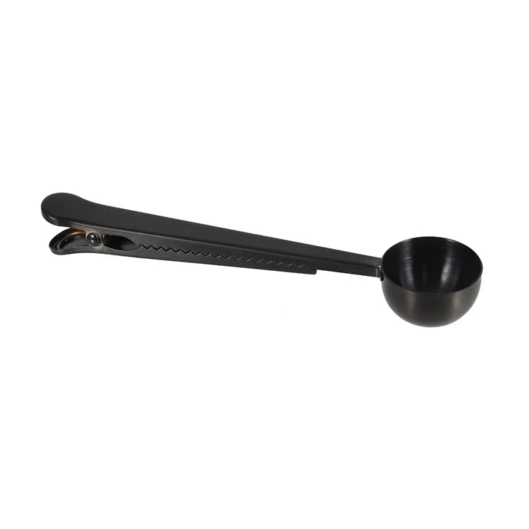 Coffee and Tea Tools Stainless Steel Milk Coffee Spoon Multifunction Coffee Bean Spoon with Clip
