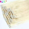 Shop Honey Blonde Hair Extensions Clip 613 Human Hair Pack 100g Clips in European Virgin Remy Hair Extentions Clip-in Double Wef