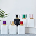 Hot Popular square Black White pink Custom Perfume Bottle 30ml 50ml Luxury Unique Perfume Bottles