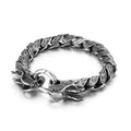 Personality Fashion Man Bracelet Jewelry Stainless Steel Silver Dragon Bracelet for Man