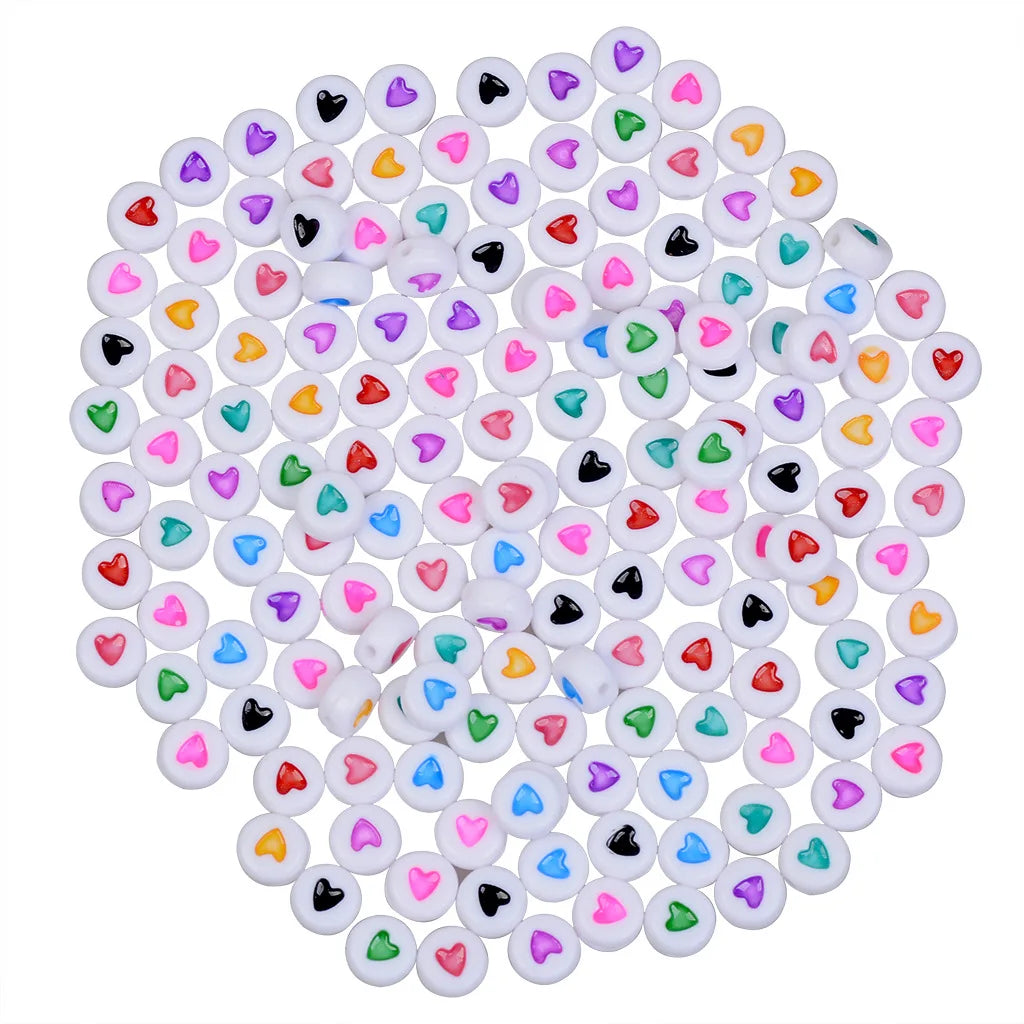 garment accessories tailoring material DIY Letter Alphabet Acrylic Beads Colorful Transparent Portable Sustainable Nickel-Free