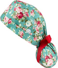 Bouffant Scrub Cap Ponytail Scrub Working Cap Scrub Hats With Buttons Sweatband Adjustable Tie Soft Comfortable Breathable