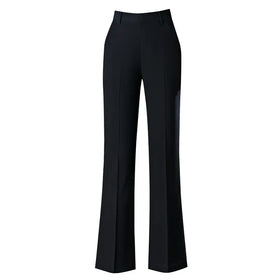 2024 New Micro Flare Trousers Plus Size Women Casual Straight High Waist Pants Simple Office Ladies Formal Pants