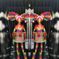 Clown Cosplay Costume Fluorescent Color Trojan Suit bar Gogo Costumes Nightclub Holiday Party Ds Wear