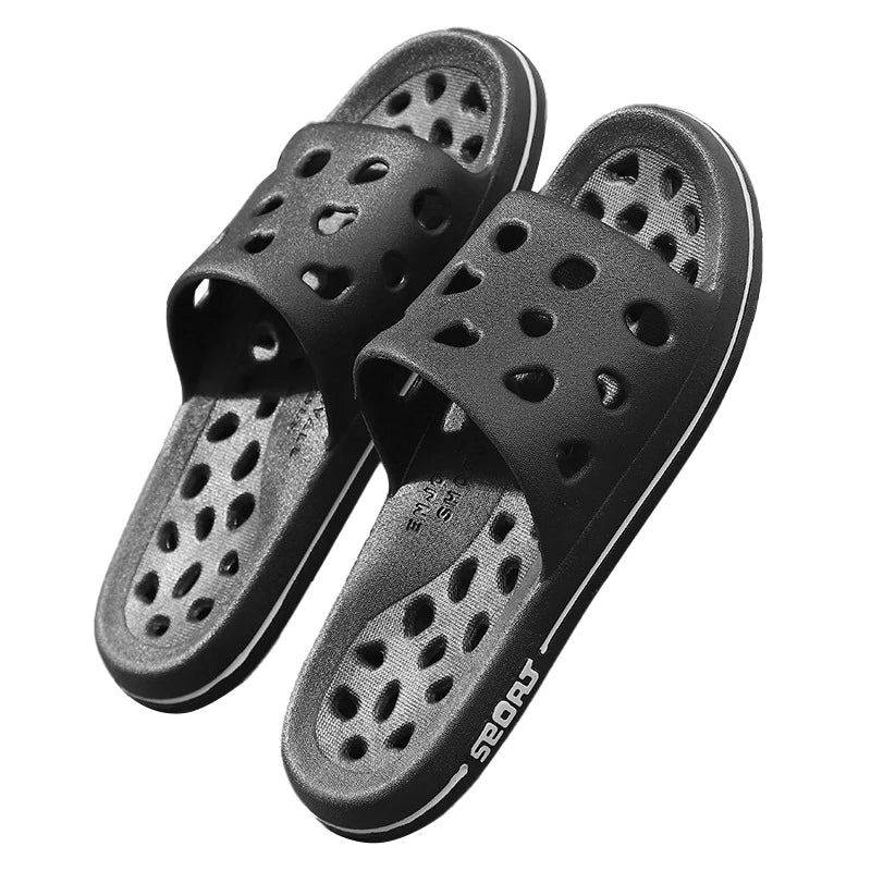 Greatslides Black Women Summer SandalsBeach Flat SandalsWholesale Women's SandalsBathroom Hotel House Slippers