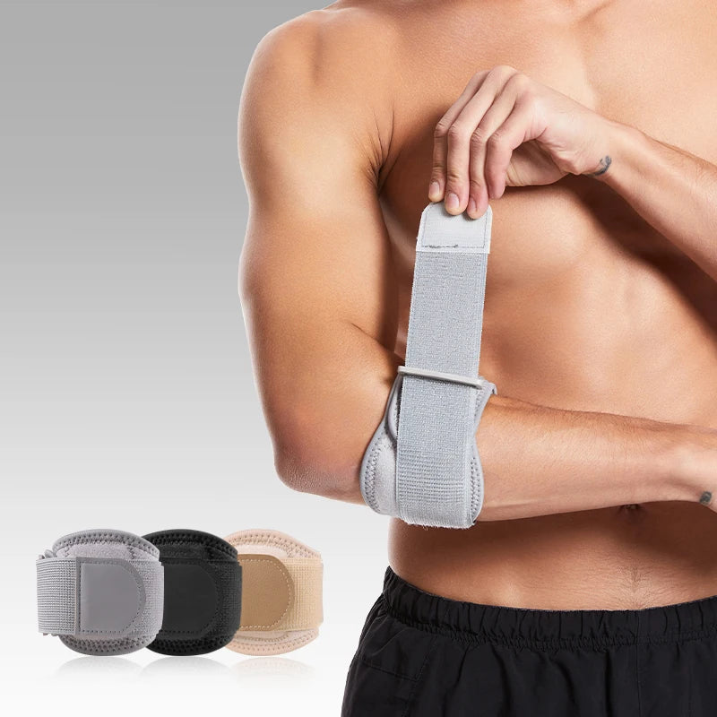 SHIWEI-4004#hot Sale Wholesale Adjustable Tennis Elbow Brace Strap with Compression Elbow Pad