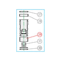 KYB Free Piston Lower Bushing for Husqvarna CR 125 10-13 Construction Machinery Parts