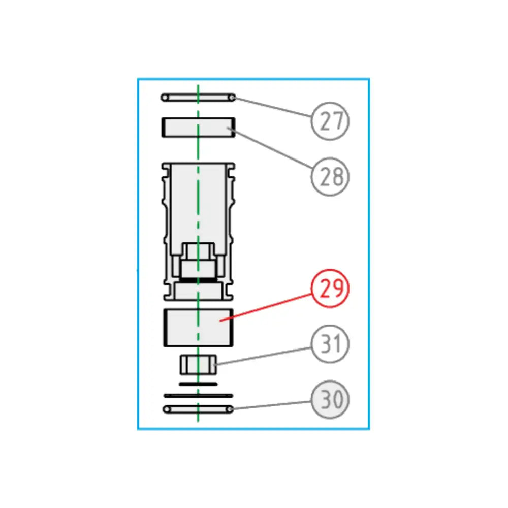 KYB Free Piston Lower Bushing for Husqvarna CR 125 10-13 Construction Machinery Parts
