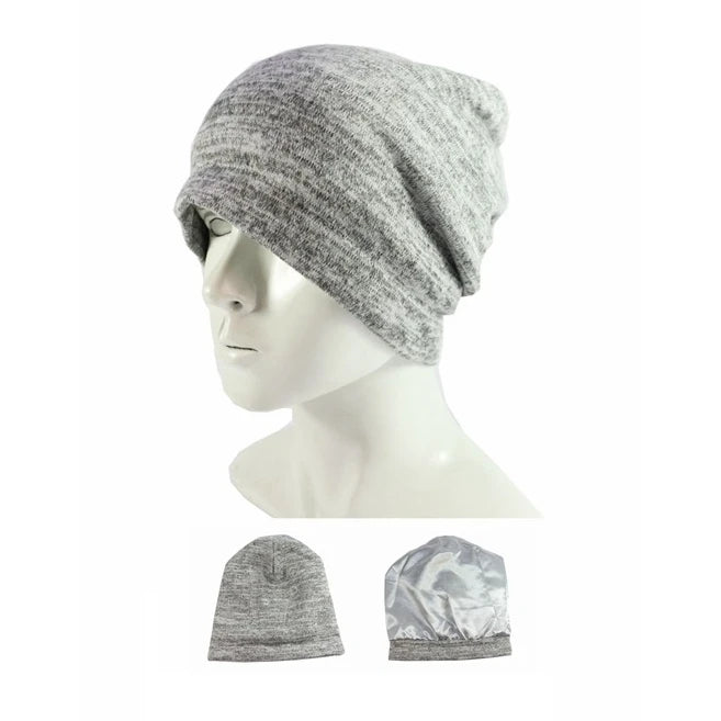 Wholesale Jersey Beanie Satin Lining Hat Sleep Cap -Slouchy Beanie Chemo Cap Bonnet