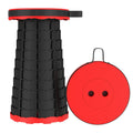 Outdoor Emergency Hiking Fishing Camping Supplies Telescopic Folding Portable Collapsible Stool