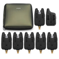 Wireless Fishing Alarm Fishing Bite Alarms Set Fishing Receiver Sound Alert Kit Led Alarm Indicator with Portable Case