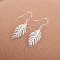 Wholesale Silver Leaves  Earrings for Women Fashion Jewelry Pendientes Tassel Earrings Drop Earrings