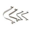 Double Button Spring Clip Manufacturer Supply Locking V-shaped Push Button Clip 65Mn Steel V-shaped Locking Clip