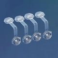 Baby Safety Plastic Clear Drawer Cabinet Locks 5 Packs CU Brand Model C-003 9.6x3.6cm 14g