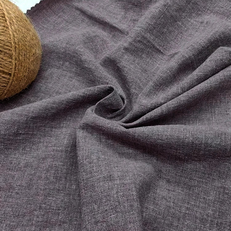 81006-CM Organic Hemp Cotton Blend Cationic Fabric Plain Weave 142CM 145GSM Anti-Bacterial Oeko-Tex Eco-Friendly Garment for