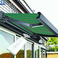 Sun Shade Electric Retractable Full Cassette Awning by Remote Controlled
