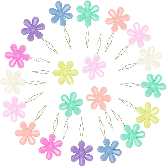 Soft Style Plastic Flower Head Wire Loop Needle Threader Hand Sewing Embroidery Stitch Insertion Machine Sewing Kit