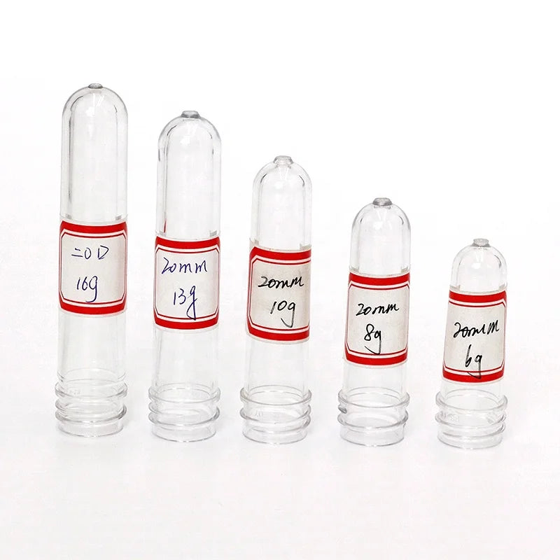 Water Bottle PET Preform  20/410mm 6g 8g 10g 13g 15g16g  PET Bottle Preform for Perfume Bottle 100% Hdpe Pcr 20/410