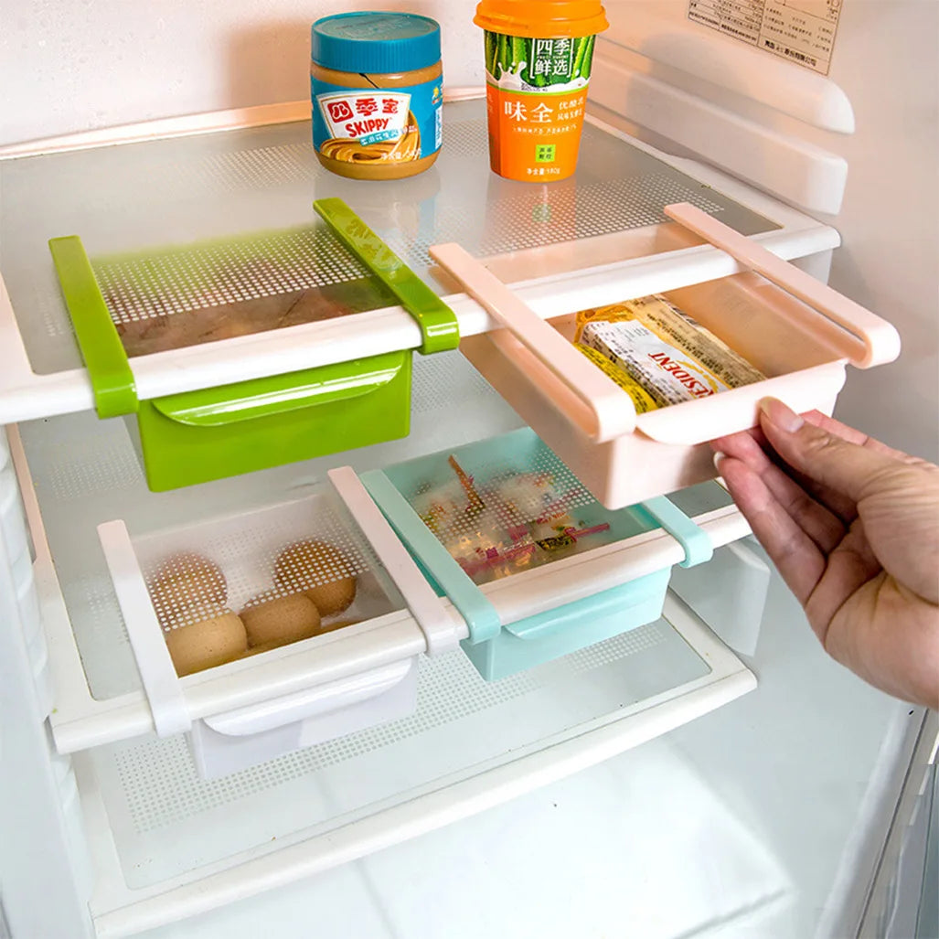 2025 Minimalist Refrigerator Pull Type Storage Box Drawer Type Egg Storage Food Container Freezing Finishing Box