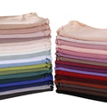 Custom Super Soft Candy Color Solid Color Stretch Gauze Long Towel Monochrome Lightweight Breathable Skin Hijab Muslim Autumn