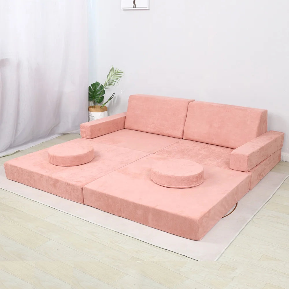 Playroom Folding Furniture Toy Customisable Fun Creativity Imaginative Play Soft Safe Foam Kids Educational Couch SOFA