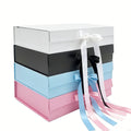 Wholesale Recyclable Luxury Colored Cardboard Rigid Magnetic Gift Boxes for Garment Apparel Clothing Custom Logo Packaging