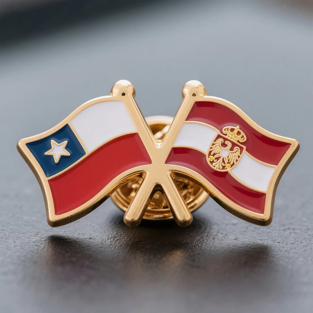 Wholesale Custom Metal logo Flag Lapel Pin Sublimation Flag Blank Metal Enamel Country Flag Badge Lapel Pin