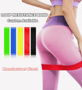 TALLTOP High Elastic Eco-Friendly Durable Latex Yoga Customizable Loop Bands Theraband Set 5-piece Gym Exercise Fitness Hip Band