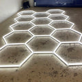 Wholesale OEM High Flux Top Level Hex Pattern Garage Lights Hexagrid Led Lighting for Car Detailing