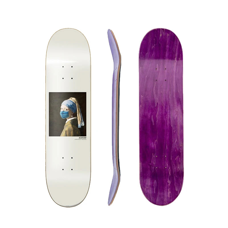 China Skateboard Manufacturer Customizable Pro Skate Board Double Rocker Decks