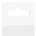 Adhesive Hang Tab for Retail Store Boutique Shop Display PET Pressure Sensitive Acrylic Single Sided