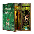 Tonecheer Story of the Forest Creative Gift DIY Wooden Bookend 3D Puzzle for Asia Bookstores Stationery Chains